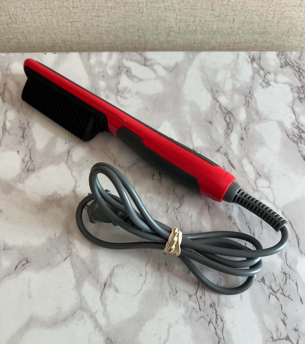 Hair Straightening Brush Model ASL-908 Ceramic Heat Comb